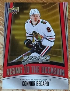2025-26 Upper Deck MVP Connor Bedard Rising To The Occasion Insert Card!! - Picture 1 of 2