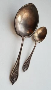 VINTAGE 1847 ROGERS VERSILBERTE SERVIERLÖFFEL, ALTE KOLONIE  - Bild 1 von 10