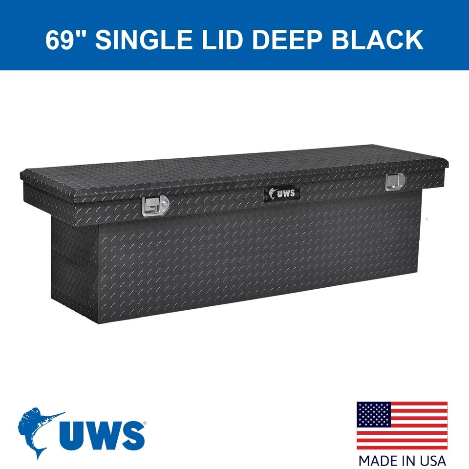 FOR 2007 GMC Sierra 2500 HD Classic 69" Deep Crossover Truck Tool Box - Image 1 of 4