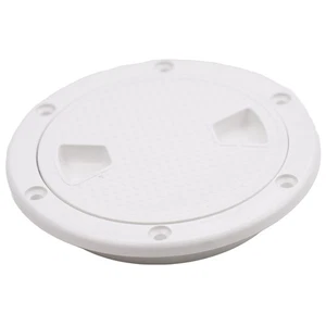 10.2cm / Marino Vite Fuori Deck Piastra Ispezione Hatch / Plastica Attacco Boat - Picture 1 of 12