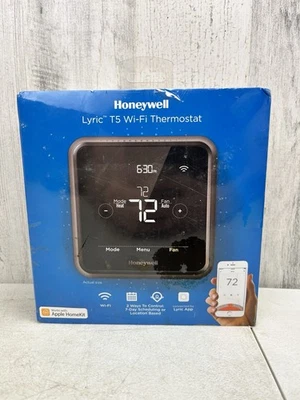 Honeywell T5 Smart Wi-Fi Thermostat iOS Android Black Brand New/Sealed - Image 1 of 4
