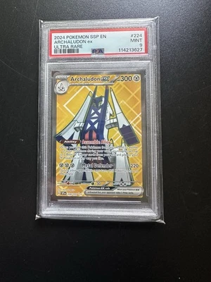 Archaludon ex 224/191 Sv08: Surging Sparks Holo- PSA 9 - Image 1 of 2