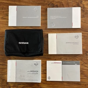 2019 Nissan Armada Owners Manual Set w/Navigation  OEM  FREE US SHIPPING - Picture 1 of 6