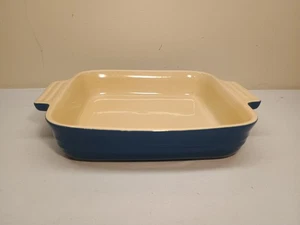 Le Creuset 19-13 Square 9" Square Baker Blue - Picture 1 of 5