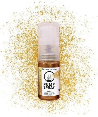 Edible Glitter Spray New Gold Shimmering 5G Food Colouring in a Pump, Food - Bild 1 von 4
