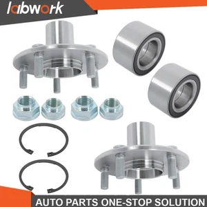 Labwork Set (2) Front Wheel hub & Bearing LH & RH Side 2006-2011 For Honda Civic - Picture 1 of 15