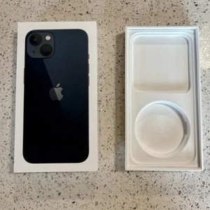 BOITE d'origine uniquement pour Apple iPhone 13 Noir 256 Go, BOITE VIDE - Modèle A2482 - Photo 1 sur 2
