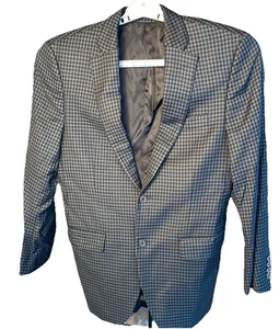 Peter Millar 100% Wolle 38R Hahnentritt Micro-Karo Sakko Blazer braun grau - Bild 1 von 10