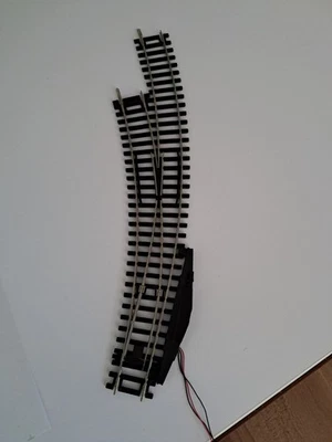 Piko H0 A-Gleis Bogenweiche rechts BWR 55223 mit Weichenantrieb 55271 - Bild 1 von 3