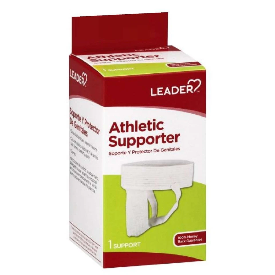 Leader Athletic Supporter, Blanco, Grande Foto 1 de 3