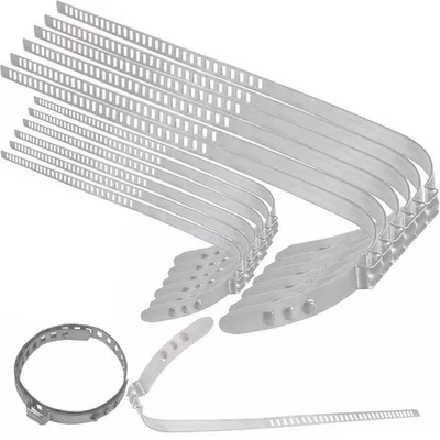 SCHELLEN für ACHSMANSCHETTEN 28-124 mm OHRSCHELLEN 6x LANG 6x KURZ 9mm - Bild 1 von 3