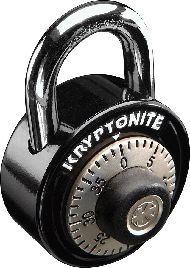 Kryptonite 50mm Heavy Duty Steel Shackle Combination Padlock for Bike Security - Image 1 of 1