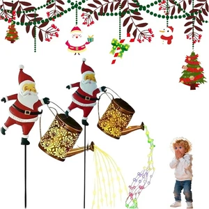 Christmas Solar Kettle Lights Garden Lawn Decorative Lights - Picture 1 of 10