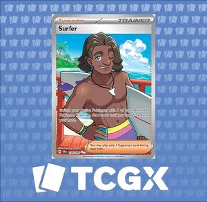 Pokemon - Surfer - 235/191 - SV08: Wogende Funken - Holo - Ultra Rare NM - Bild 1 von 1