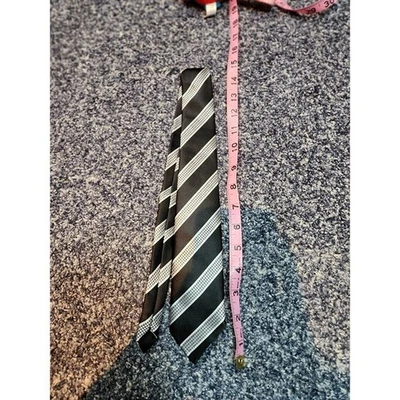 Boy's Black Design Tie School Church Weddings - Image 1 of 3