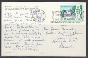 Bermudas - Febrero 1967 Postal a Canadá - Imagen 1 de 2