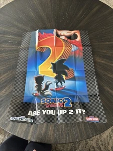 Póster Sega Genesis Batman Returns, Sonic The Hedgehog 2 Insert/Foldout 1992 - Imagen 1 de 13