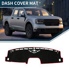 Dashboard Dash Cover Mat for Ford Tremor Dashboard Cover Pad Carpet Black Red