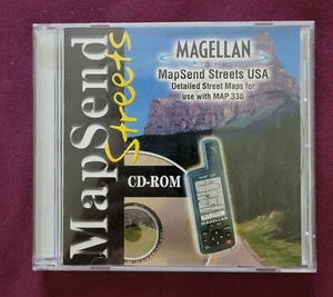 Magellan MapSend Streets CD For Map 330 - Picture 1 of 2