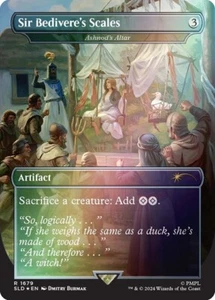 1X NM Sir Bedivere's Scales (Ashnod's Altar) Foil Secret Lair x Monty Python - Picture 1 of 1