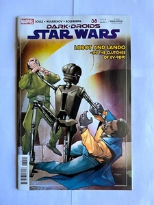 Libro de cómics Marvel Star Wars Dark Droids 2023 edición #38 Lobot Lando y EV-9D9 - Imagen 1 de 6