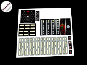 CUSTOM STICKERS for Death Star 10188 , TOYS ,MODEL BUILDS ,BUILDING BLOCKS, etc - Picture 1 of 3