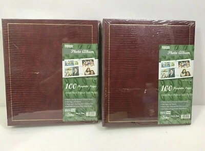 LOTE DE 2, SELLADO DE FÁBRICA Álbum de Fotos Pioneer 1994 100 Magnético Fast-Stick    Foto 1 de 4