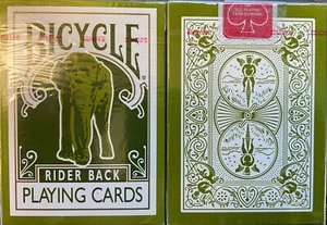 1 deck BICYCLE TSUNAMI Elephant playing cards RED label first printing OHIO - Picture 1 of 3