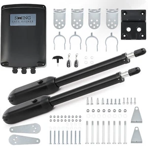 CO-Z Electric Gate Opener Double Swing Gate Complete Kit for 1100lb Home Gates - Picture 1 of 11