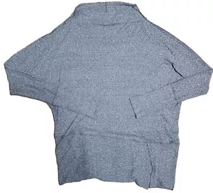 NWT Free People Londontown Thermal Top Sweater Pullover Knit Deep Ocean Women XL - Picture 1 of 10