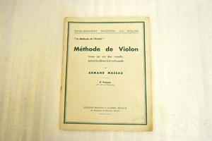 METHODE DE VIOLON ARMAND MASSAU VOLUME 4 - OCCASION - Imagen 1 de 4