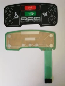 1PC 95TE/A 95T ast S3 For Life Fitness treadmill button panel membrane switch 9p - Afbeelding 1 van 1