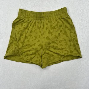 Nike Youth Girls Breezy Athletic Flow Shorts Size Large Green FB1095 High Waist - Picture 1 of 9