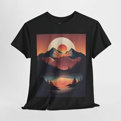 Camiseta gráfica "Mountain Mirage" | Robert August - Imagem 1 de 2