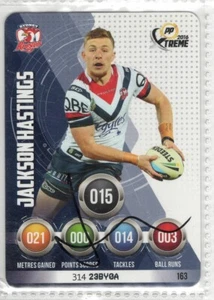π₯ 2016 XTREME BASE SIGNED CARD JACKSON HASTINGS #163 π₯ - Picture 1 of 1