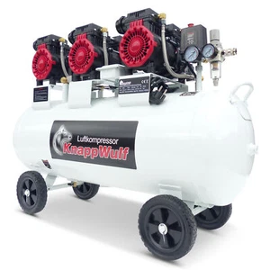 KnappWulf Flüsterkompressor Kompressor KW4100 Luftkompressor 10bar 100L - Bild 1 von 6