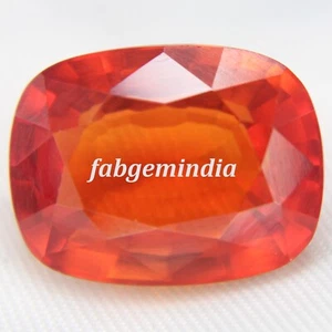 Piedras preciosas sueltas corte cojín granate natural espesartita namibia certificado 15+ quilates - Imagen 1 de 5