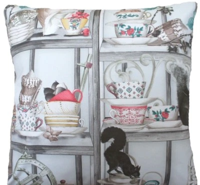 Squirrel Cover Osborne & Little Fabric Curio Shells Cups 16x16 in Square - Image 1 of 4