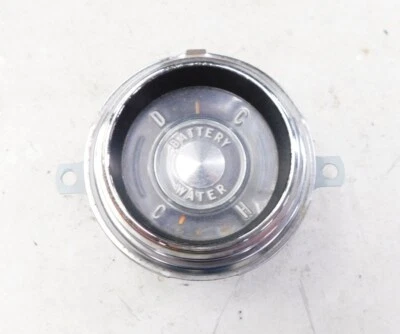 1955 1956 Pontiac temperature and battery gauge instrument cluster #1 - Image 1 of 4