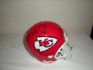 DONTARI POE - Kansas City Chiefs Autographed Mini Helmet including BDS COA #2348 - Picture 1 of 4