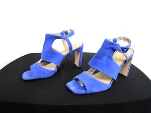 Scarpe donna Enzo Angiolini Trudy blu scamosciato cinturino alla caviglia tacco alto tg 11 - Foto 1 di 12
