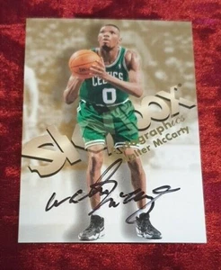 1998-99 Skybox Autographics Walter McCarty Signed Card Boston Celtics - Picture 1 of 1