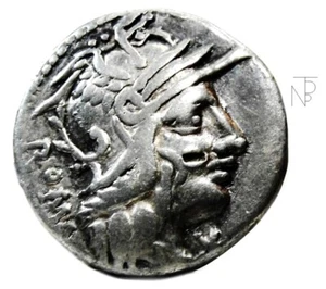 Ancient Rome Republic (Fulvia-Calidius-Metellus) Denario - Picture 1 of 8