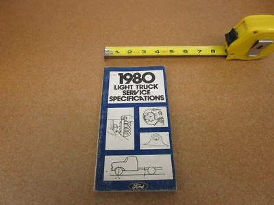 1980 Ford F100 F250 F350 пикап Bronco сервис спецификации руководство - Изображение 1 из 4