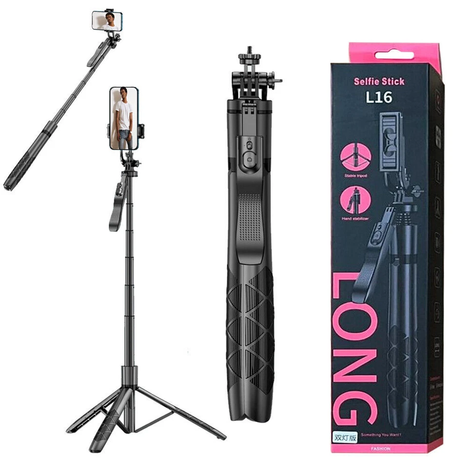L16 1530mm Wireless Selfie Stick Tripod Stand Balance Stabilizer Live Foldable - image 1 of 4