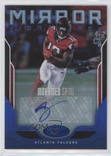 2017 Certified Mirror Signatures Blue /40 Mohamed Sanu #MS-MS Auto
