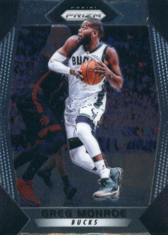 Panini Prizm #186 Greg Monroe Milwaukee Bucks 2017-18 Foto 1 de 1