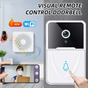 2024 Funkklingel Türklingel mit Kamera WLAN Video Doorbell HD WiFi Nachtsicht DE - Bild 1 von 13