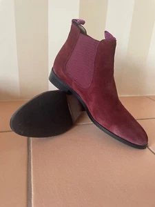 chelsea boots 39 wildleder, dunkelrot - Bild 1 von 4