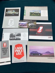 Lada Brochure Collection 1 - UK Issues, 9 items, 1980's & 1990's - Samara, Niva - Picture 1 of 1